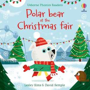 Polar Bear at the Christmas Fair de Lesley Sims