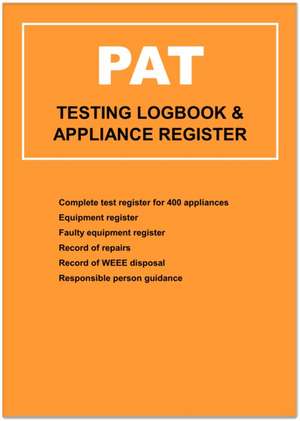 PAT (Portable Appliance Testing) Logbook de Docs-Store