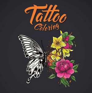 Tattoo Coloring: Adult Coloring Book de Igloobooks