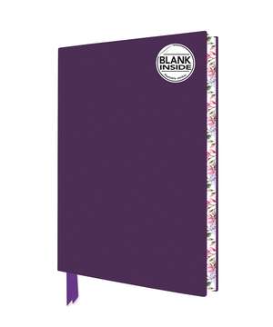 Purple Blank Artisan Notebook (Flame Tree Journals) de Flame Tree Studio