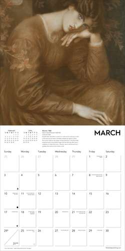 Ashmolean Museum: Victorian Art Wall Calendar 2024 (Art Calendar) de Flame Tree Studio