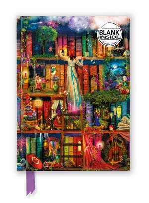 Aimee Stewart: Treasure Hunt Bookshelves (Foiled Blank Journal) de Flame Tree Studio