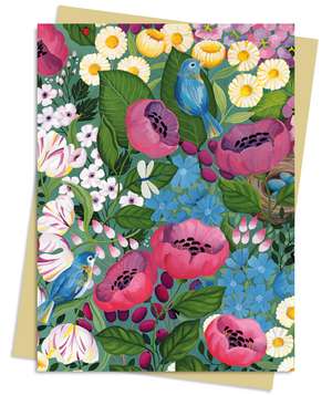 Bex Parkin: Birds & Flowers Greeting Card Pack: Pack of 6 de Flame Tree Studio