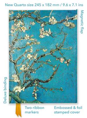 Vincent van Gogh: Almond Blossom (Foiled Quarto Journal) de Flame Tree Studio