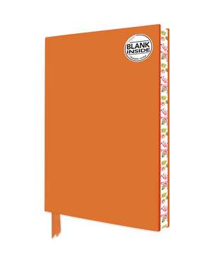 Orange Blank Artisan Notebook (Flame Tree Journals) de Flame Tree Studio