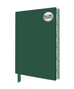 Racing Green Blank Artisan Notebook (Flame Tree Journals) de Flame Tree Studio