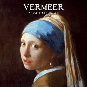 Jan Vermeer 2024 Square Wall Calendar de Red Robin Publishing Ltd.