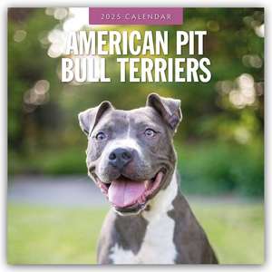 American Pit Bull Terriers - American Pit Bull Terrier 2025 - 16-Monatskalender de Robin Red