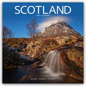 Scotland - Schottland 2025 - 16-Monatskalender de Avonside Publishing Ltd