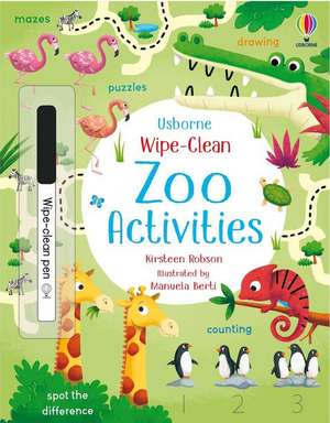 Wipe-Clean Zoo Activities de Kirsteen Robson