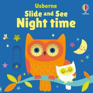 Slide and See Night Time de Fiona Watt