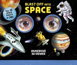 Blast Off Into Space: Immersive 3D Viewer Book de Liberum Donum
