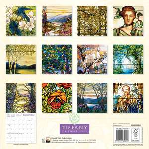 Tiffany Wall Calendar 2025 (Art Calendar) de Flame Tree Studio