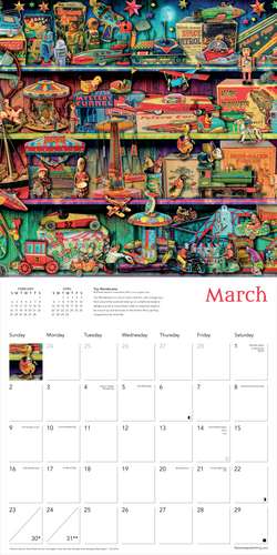 Aimee Stewart Wall Calendar 2025 (Art Calendar) de Flame Tree Studio