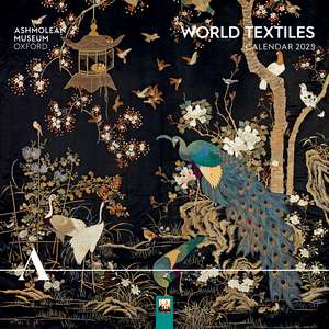 Ashmolean Museum: World Textiles Wall Calendar 2025 (Art Calendar) de Flame Tree Studio