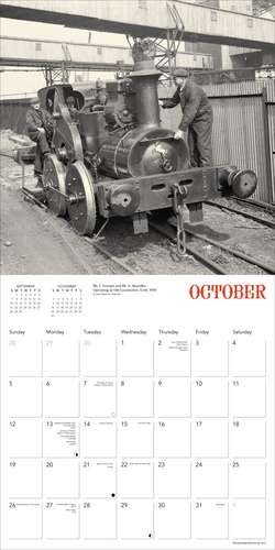 Steam Trains Heritage Wall Calendar 2025 (Art Calendar) de Flame Tree Studio