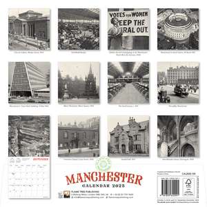 Manchester Heritage Wall Calendar 2025 (Art Calendar) de Flame Tree Studio