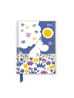 Moomin Among the Flowers 2025 Luxury Pocket Diary Planner - Week to View de Flame Tree Studio