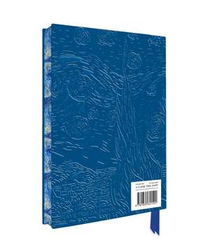 Vincent van Gogh: The Starry Night 2025 Artisan Art Vegan Leather Diary Planner - Page to View with Notes de Flame Tree Studio