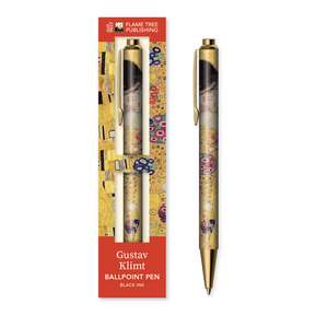 Gustav Klimt: The Kiss Boxed Decorative Ballpoint Pen de Flame Tree Studio