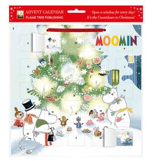 Moomin: Christmas Comes to Moominvalley Advent Calendar (with stickers) de Flame Tree Studio