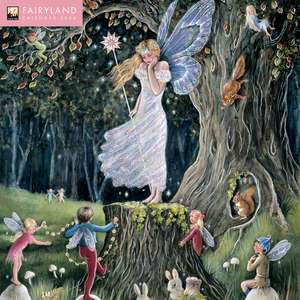 Fairyland by Jean & Ron Henry Wall Calendar 2026 (Art Calendar) de Flame Tree Studio