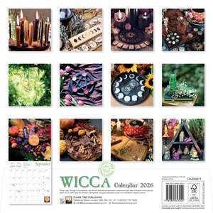 Wicca Wall Calendar 2026 (Art Calendar) de Flame Tree Studio