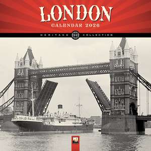 London Heritage Wall Calendar 2026 (Art Calendar) de Flame Tree Studio