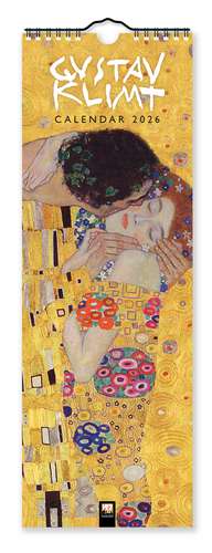 Gustav Klimt Slim Calendar 2026 (Art Calendar) de Flame Tree Studio