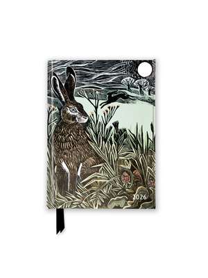 Angela Harding: Hidden Hares 2026 Luxury Pocket Diary Planner - Week to View de Flame Tree Studio