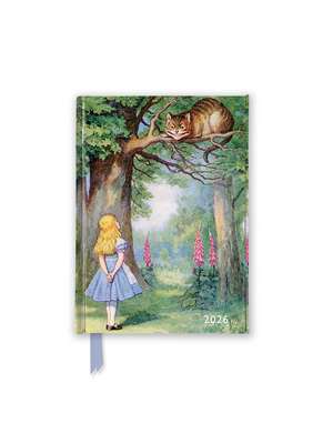 Alice & the Cheshire Cat 2026 Luxury Pocket Diary Planner - Week to View de Flame Tree Studio