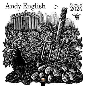 Andy English Wall Calendar 2026 (Art Calendar) de Flame Tree Studio