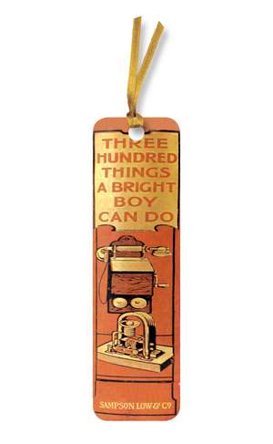 Bodleian Libraries: Three Hundred Things a Bright Boy Can Do Bookmarks (pack of 10) de Flame Tree Studio