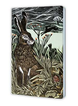 Angela Harding: Hidden Hares (Soft Touch Journal) de Flame Tree Studio