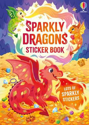 Sparkly Dragons Sticker Book de Alice Beecham