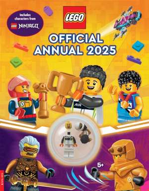 LEGO® Books: Official Annual 2025 (with racing driver minifigure and trophy) de Buster Books