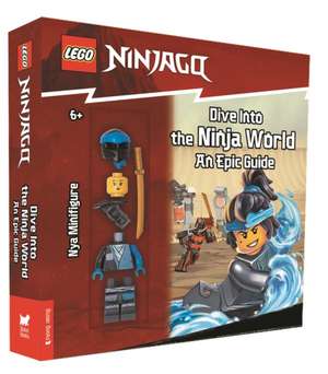 LEGO® NINJAGO®: Dive Into the Ninja World: An Epic Guide (with Nya minifigure) de Buster Books