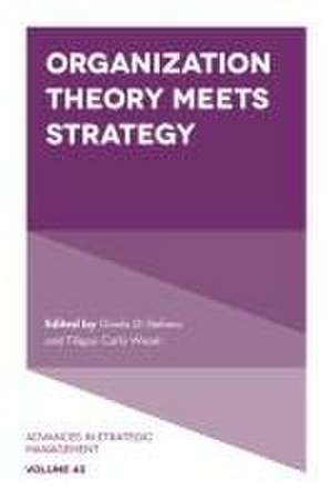 Organization Theory Meets Strategy de Giada Di Stefano