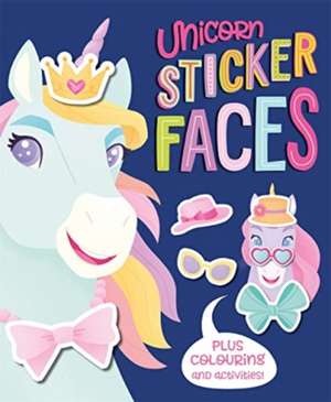 Unicorn Sticker Faces de Igloo Books Ltd