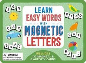 Learn Easy Words with Magnetic Letters de Igloobooks