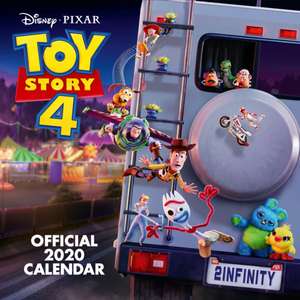 Toy Story 4 2020 Calendar - Official Square Wall Format Calendar