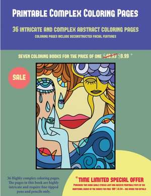 Printable Complex Coloring Pages (36 intricate and complex abstract coloring pages) de James Manning