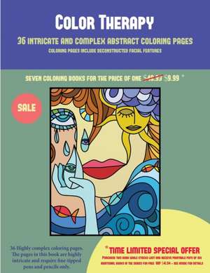 Color Therapy (36 intricate and complex abstract coloring pages) de James Manning