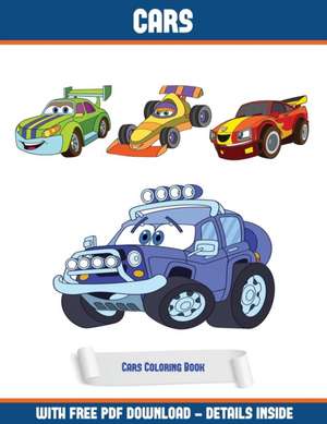 Cars Coloring Book for Kids 3 - 8 de James Manning