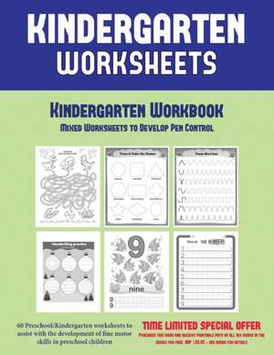 Kindergarten Workbook de James Manning