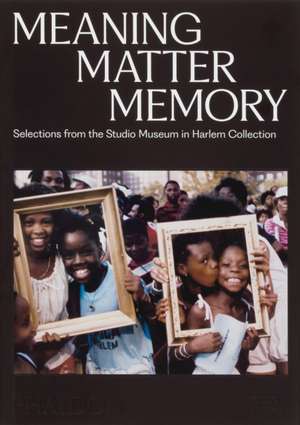 Meaning Matter Memory de Thelma Golden