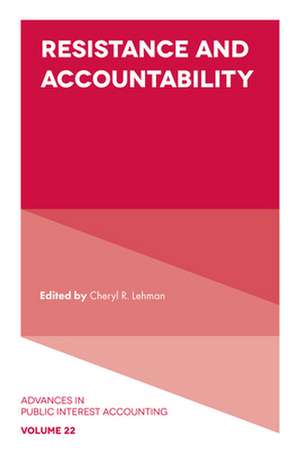 Resistance and Accountability de Cheryl R. Lehman