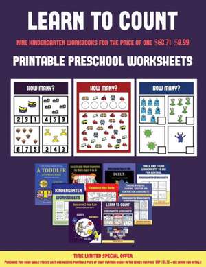 Printable Preschool Worksheets (Learn to count for preschoolers) de James Manning