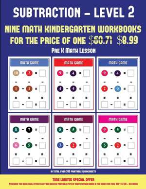 Pre K Math Lesson (Kindergarten Subtraction/taking away Level 2) de James Manning