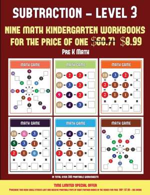 Pre K Math (Kindergarten Subtraction/Taking Away Level 3) de James Manning